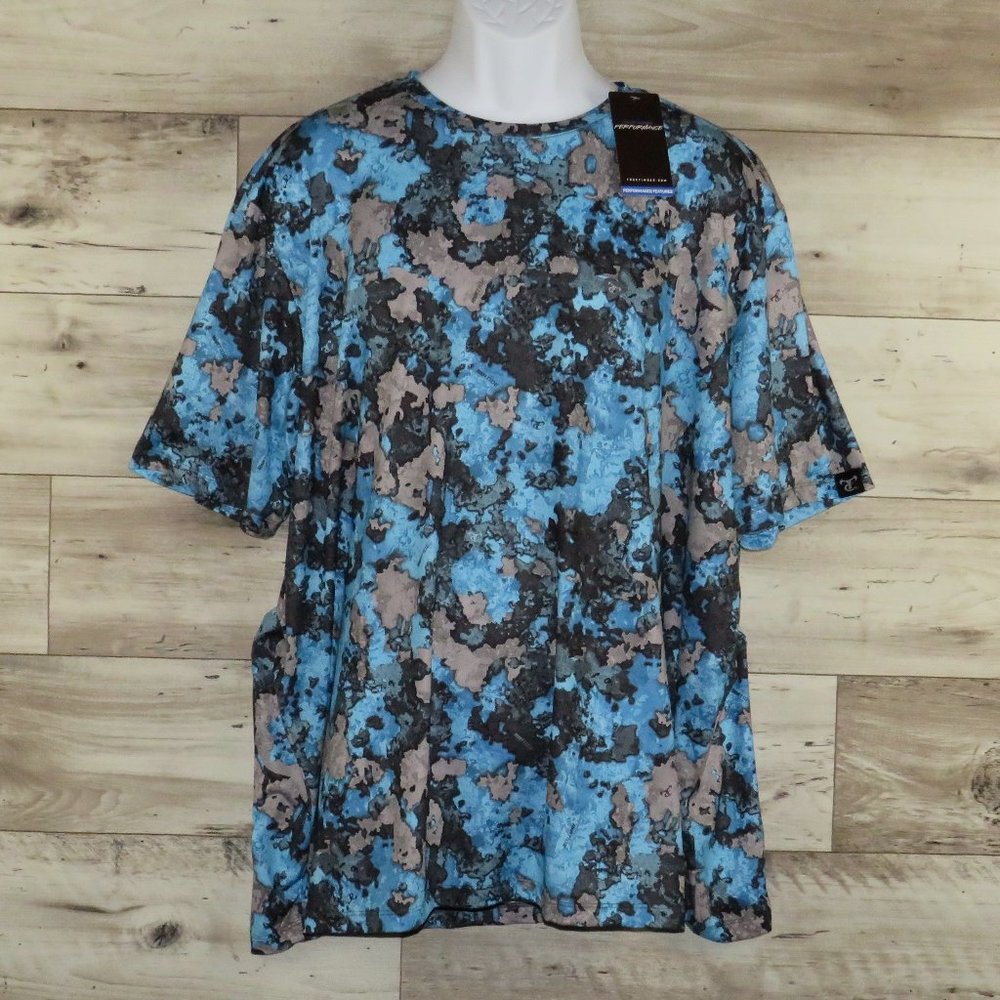 TRUETIMBER* Men's Short Sleeve Crew‎ Neck Straight Hem Pullover Shirt~ Size 2XL